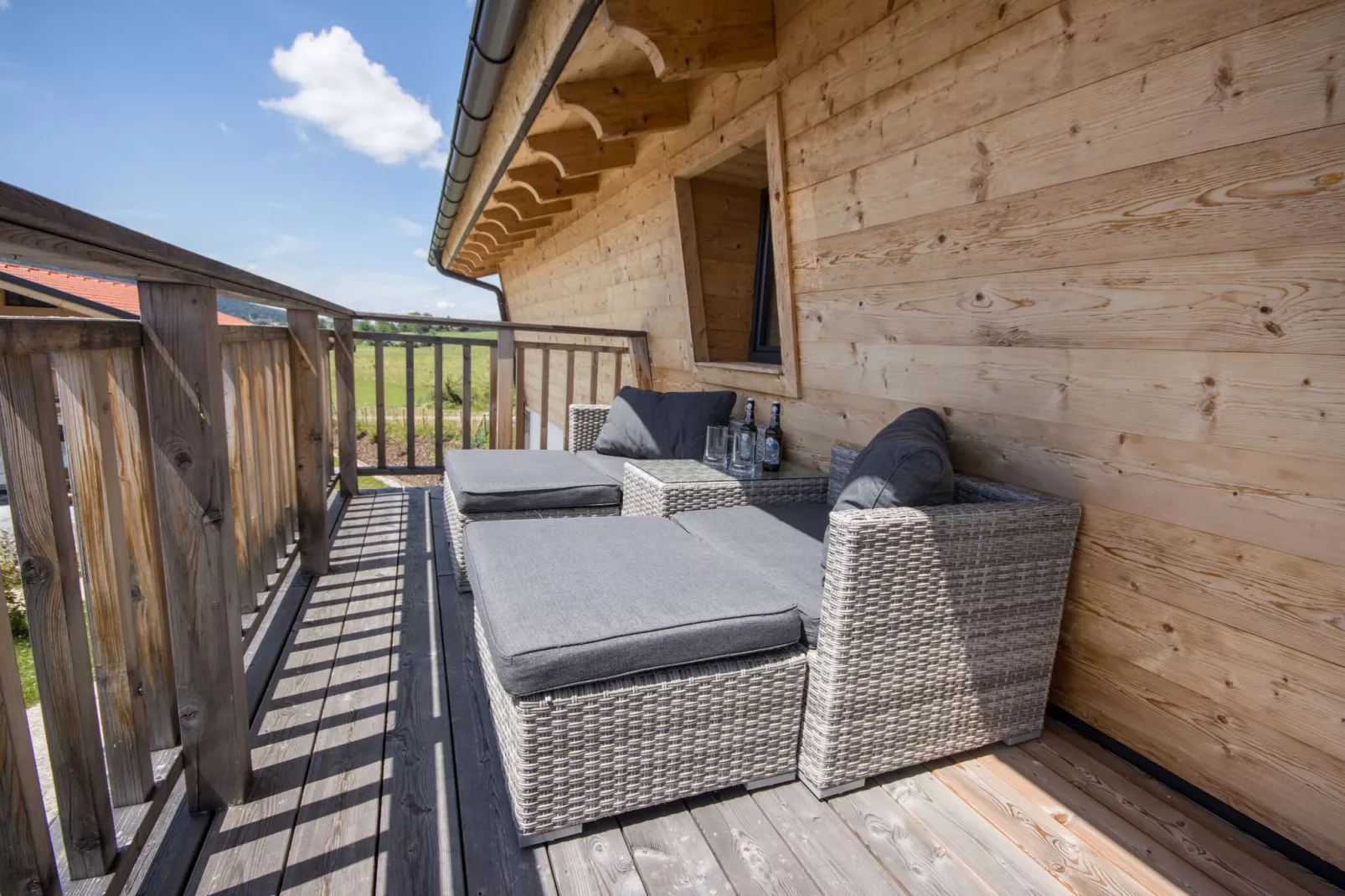 Chalet Gamsknogel Inzell-Terrasbalkon