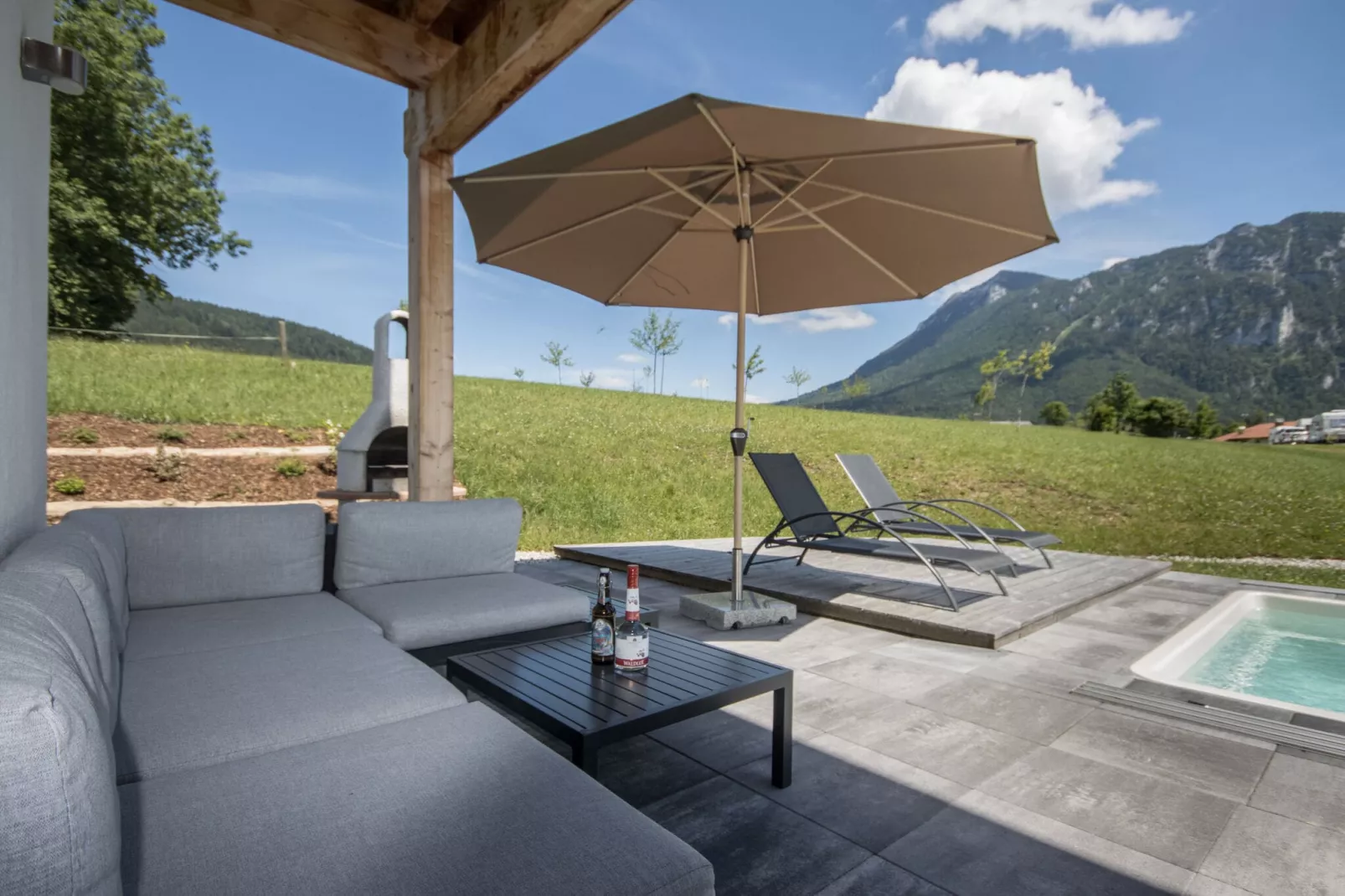 Chalet Gamsknogel Inzell-Terrasbalkon