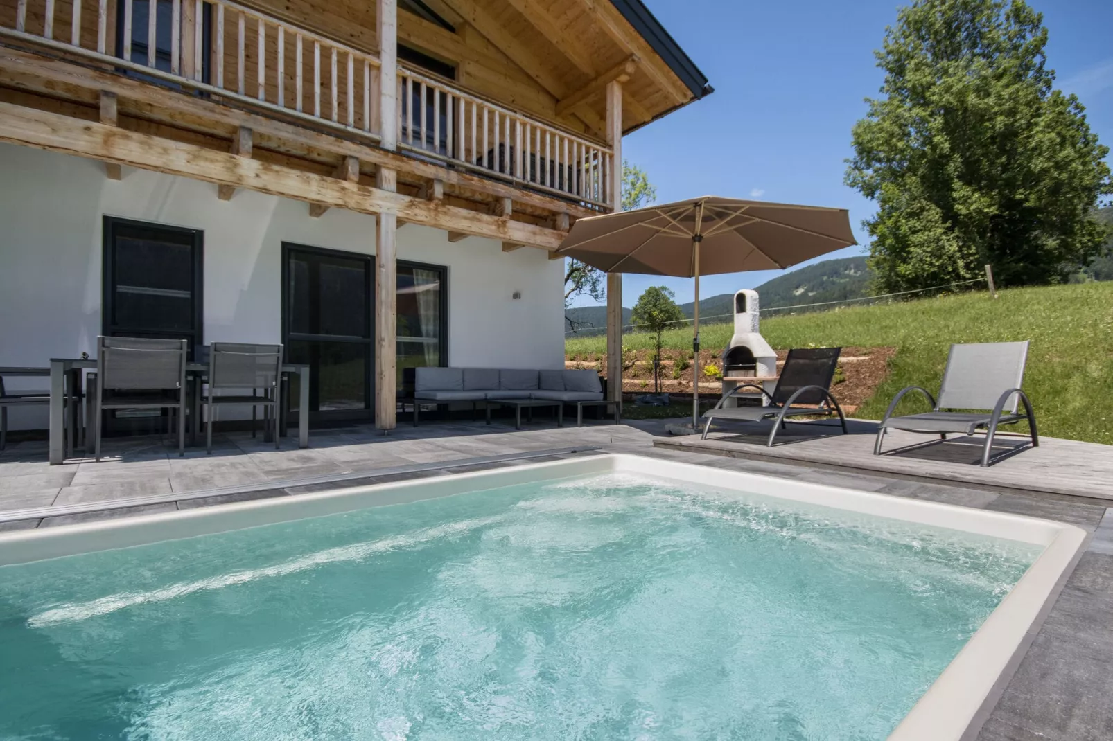 Chalet Gamsknogel Inzell-Zwembad