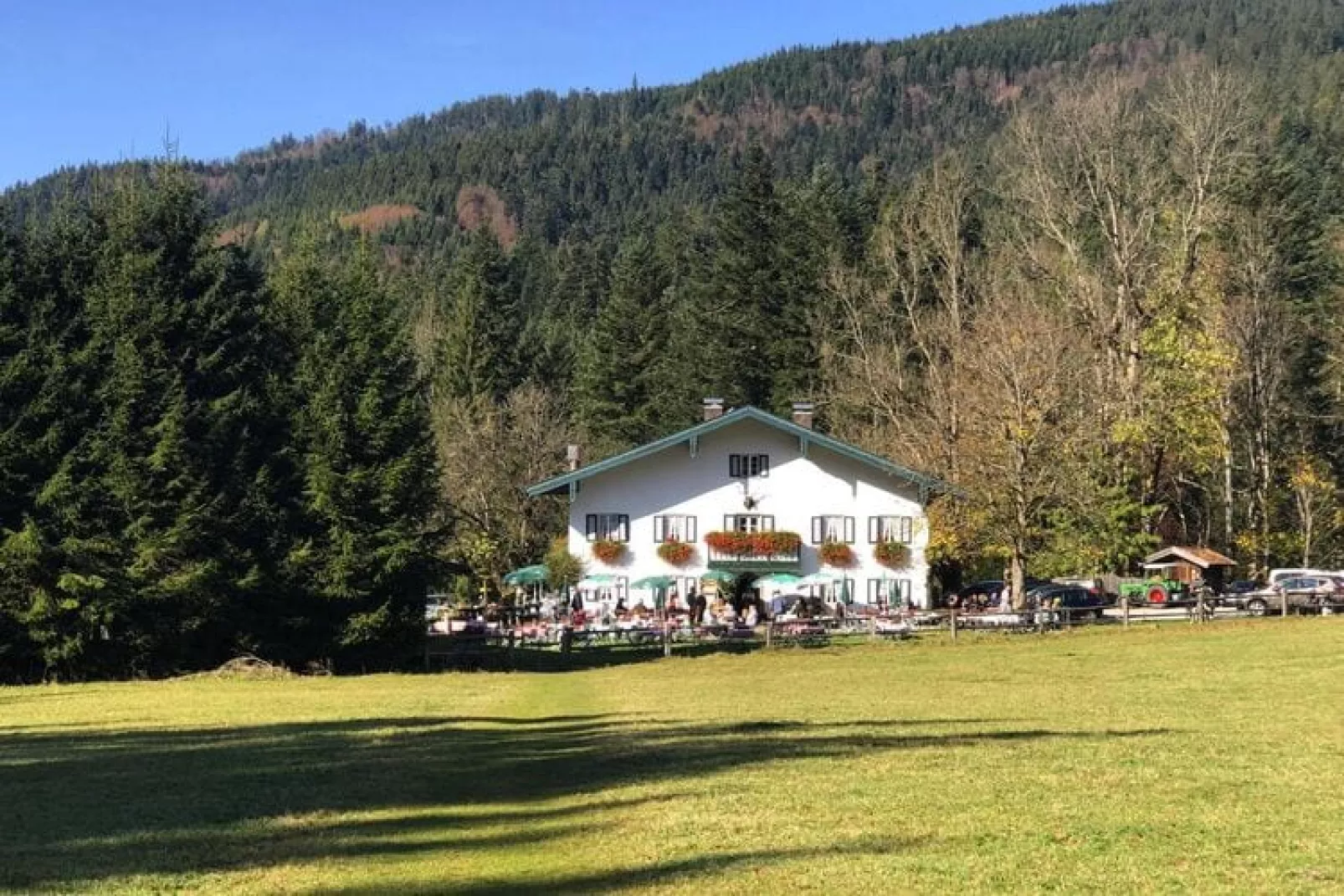 Chalet Falkenstein Inzell-Buitenkant zomer