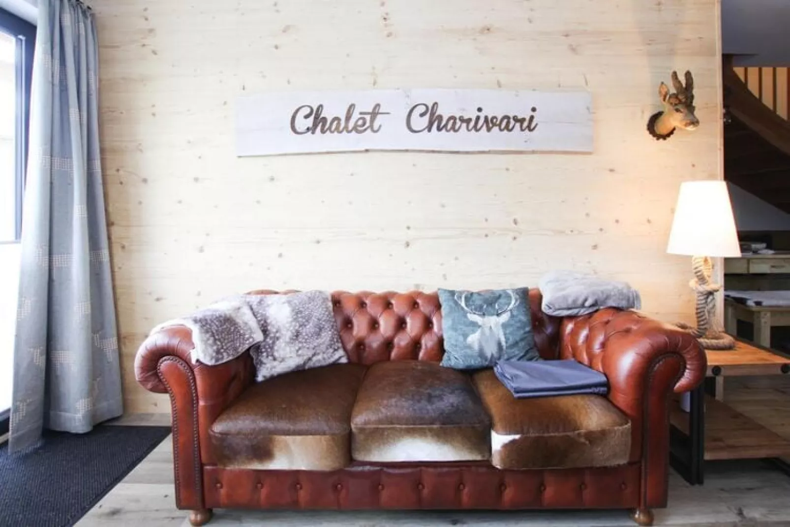 Chalet Charivari Inzell-Woonkamer