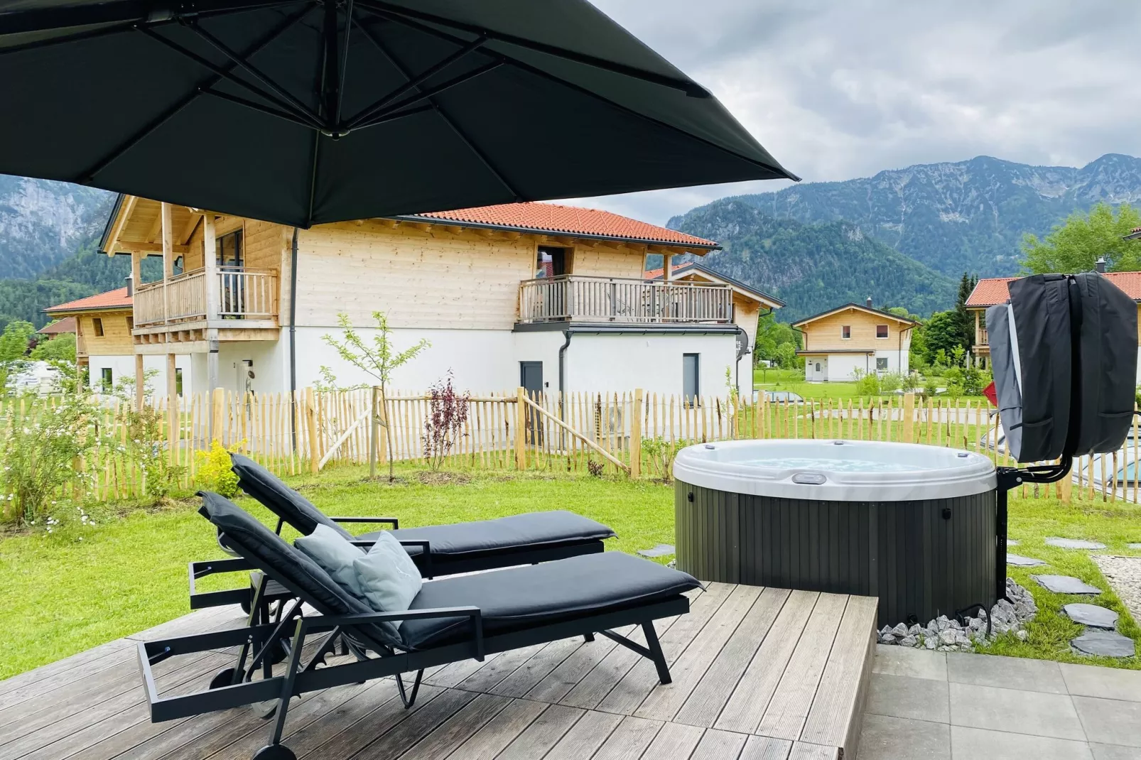 Chalet Charivari Inzell-Terrasbalkon