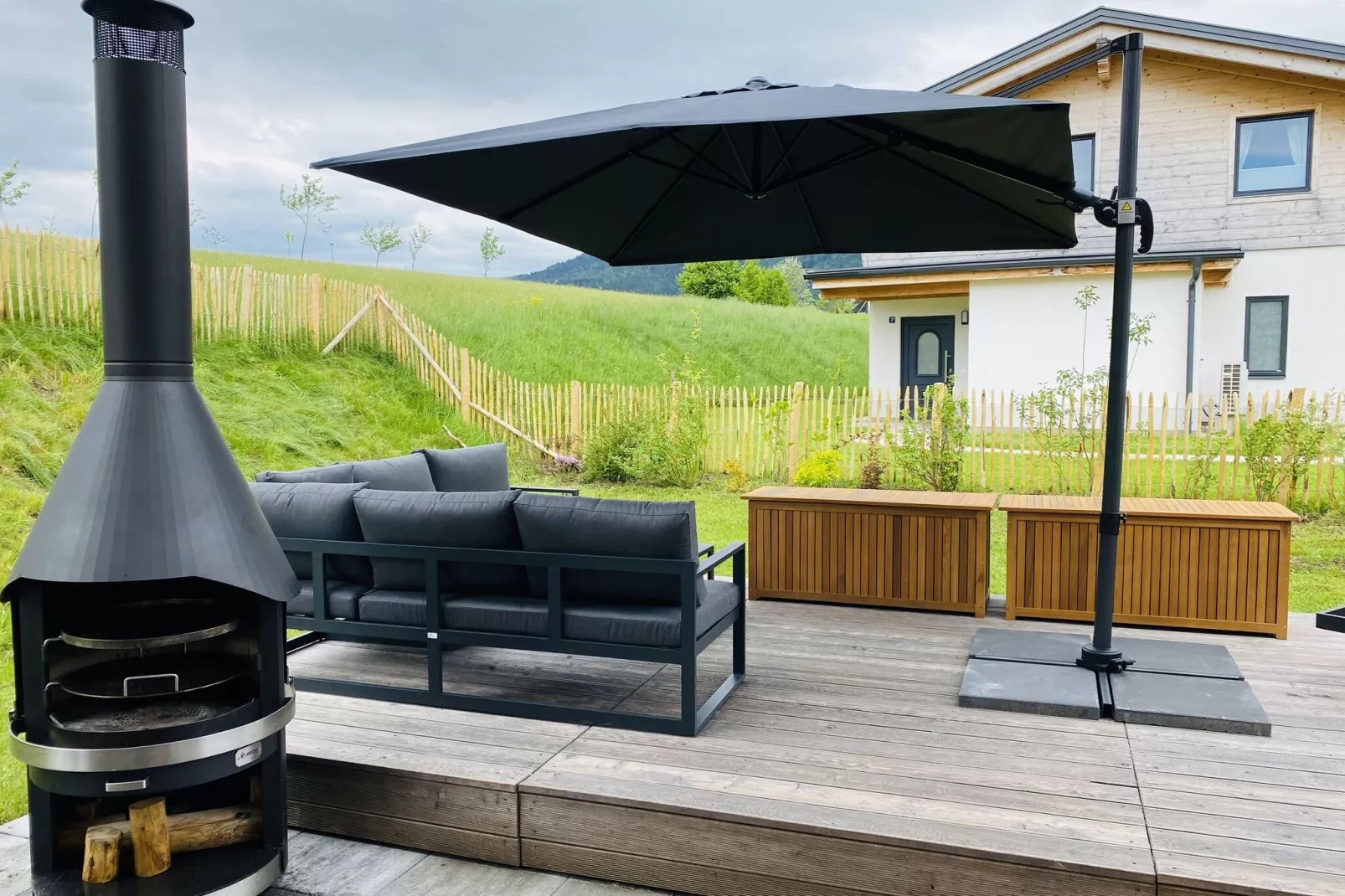 Chalet Charivari Inzell-Terrasbalkon