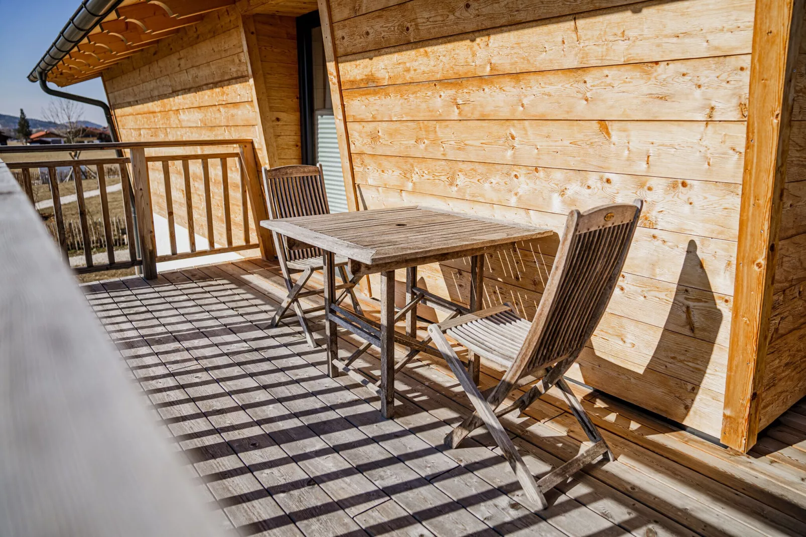 Chalet Charivari Inzell-Terrasbalkon