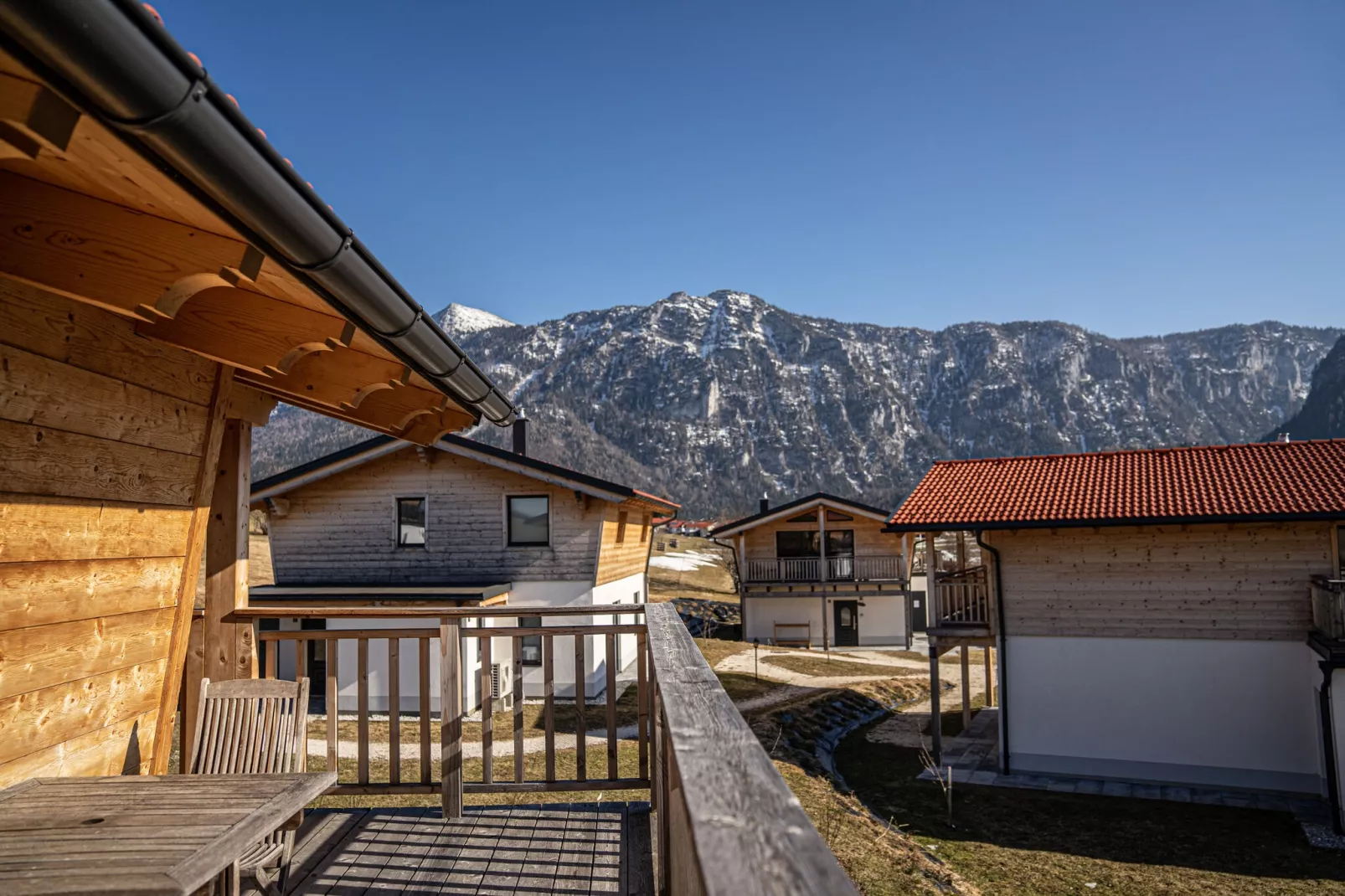 Chalet Charivari Inzell-Terrasbalkon