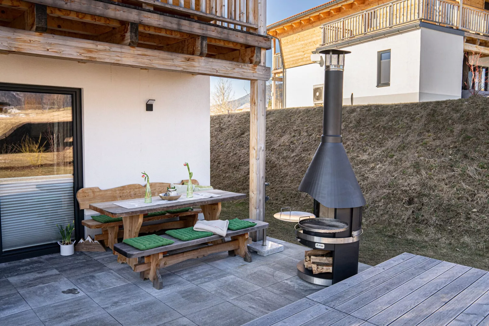 Chalet Charivari Inzell-Terrasbalkon