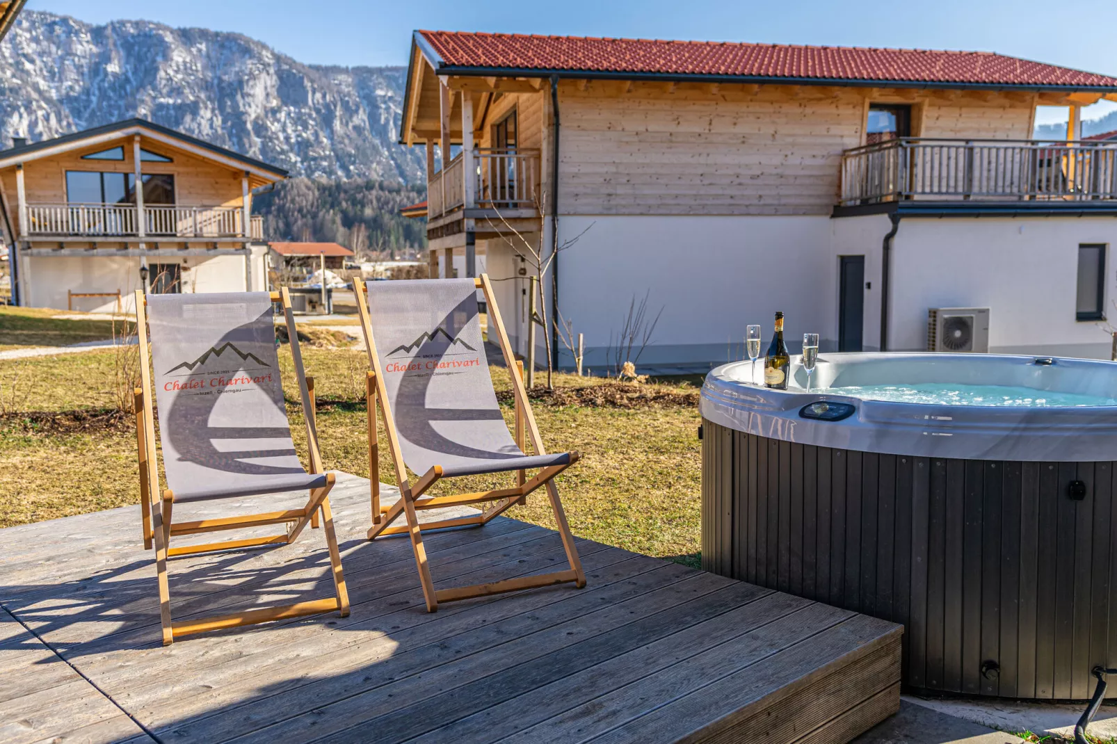 Chalet Charivari Inzell-Terrasbalkon