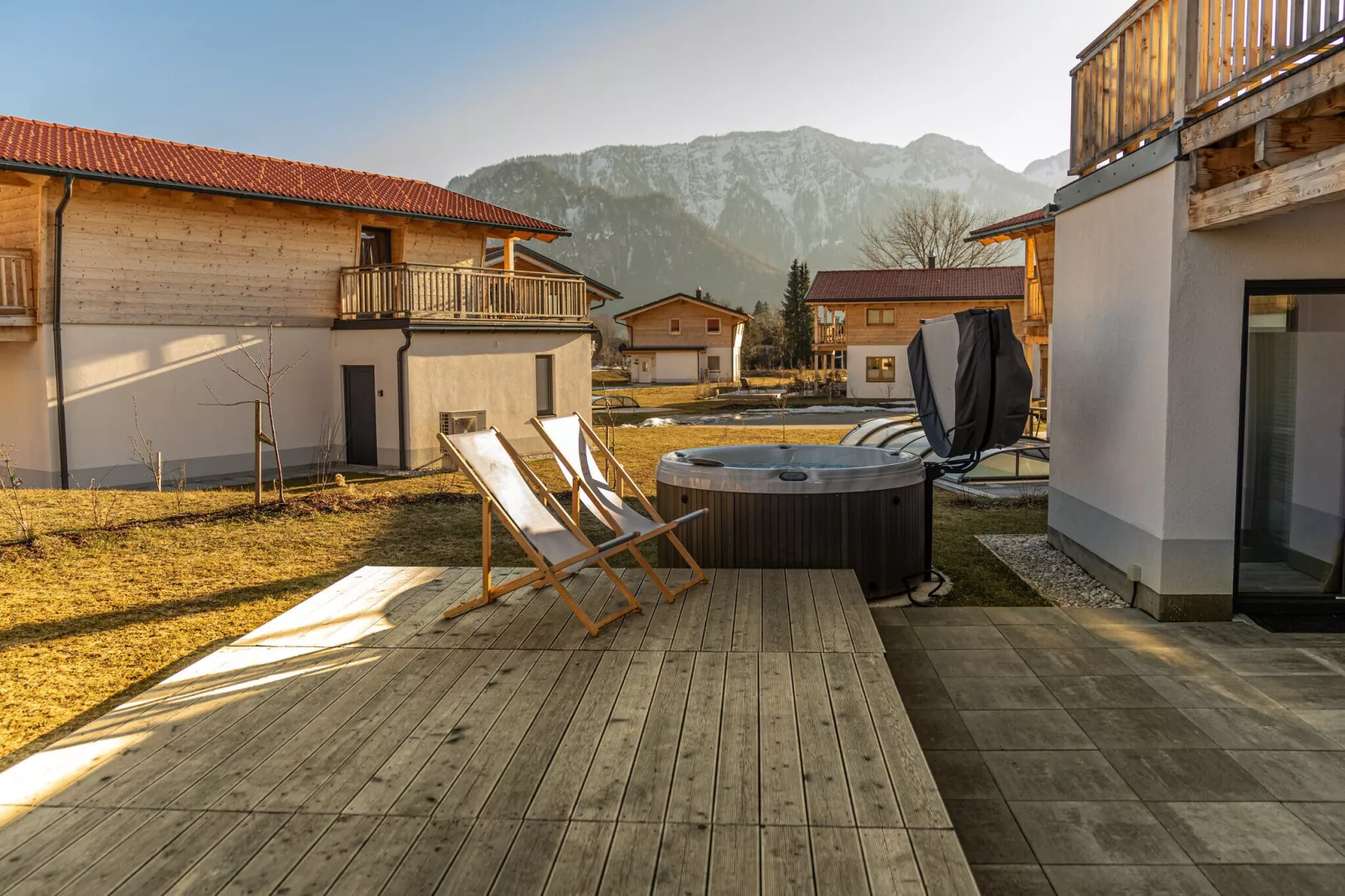 Chalet Charivari Inzell-Terrasbalkon