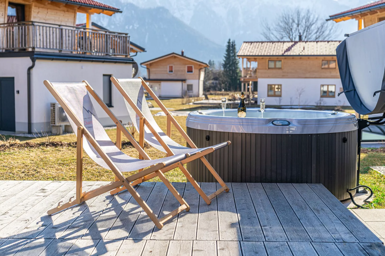 Chalet Charivari Inzell-Terrasbalkon