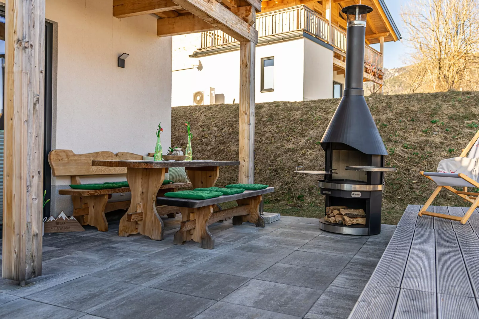 Chalet Charivari Inzell-Terrasbalkon