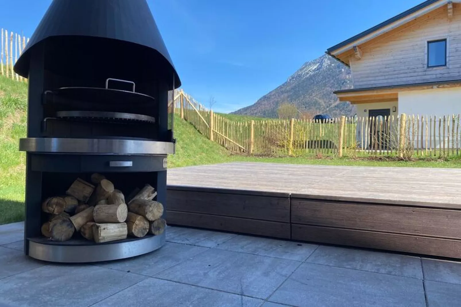 Chalet Charivari Inzell-Terrasbalkon