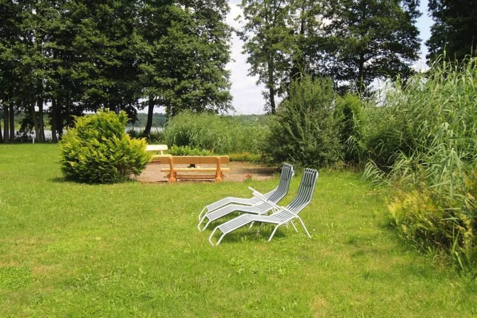 Blockhaus 30 m²-Tuinen zomer