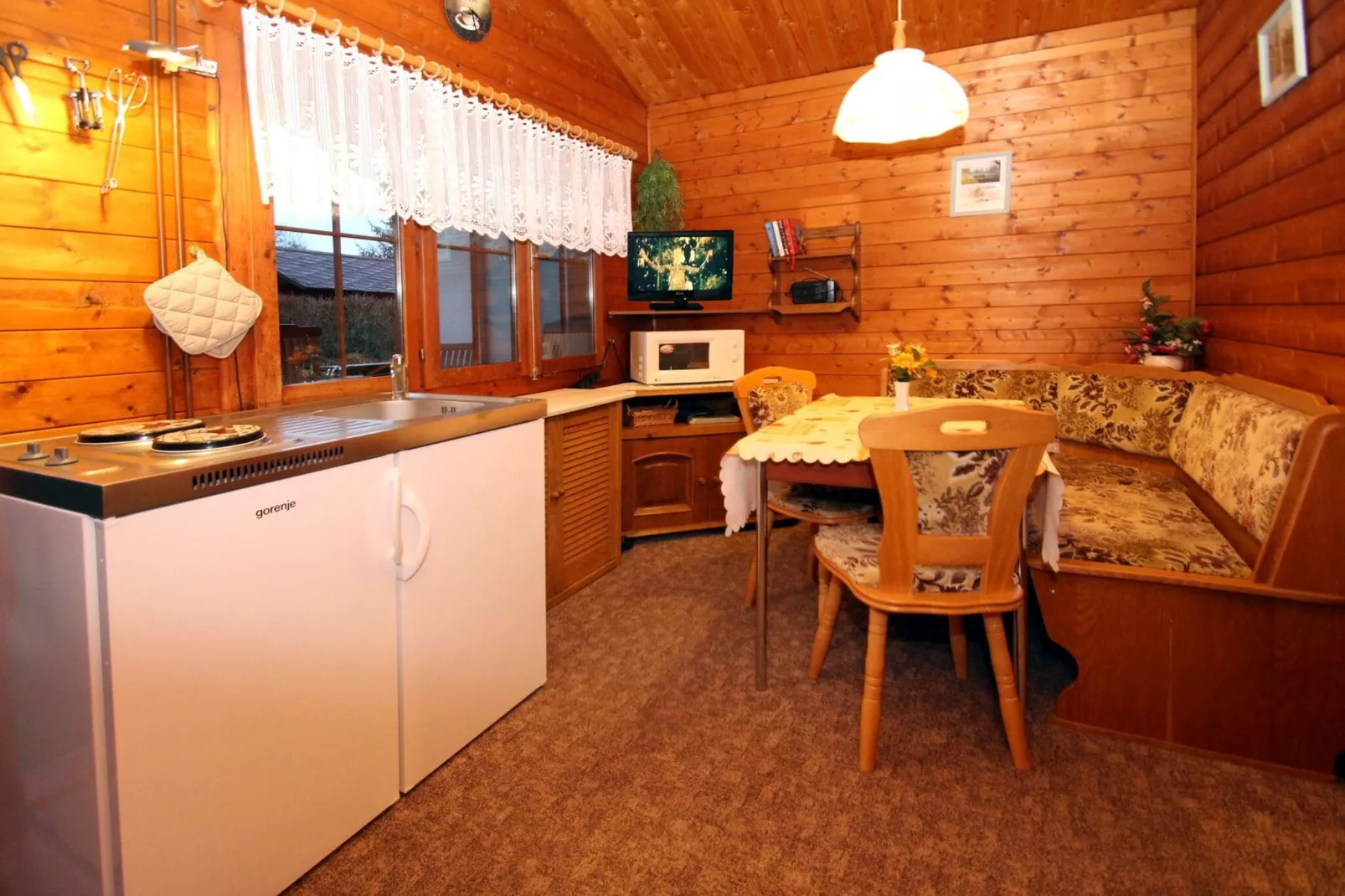 Blockhaus 30 qm-Keuken