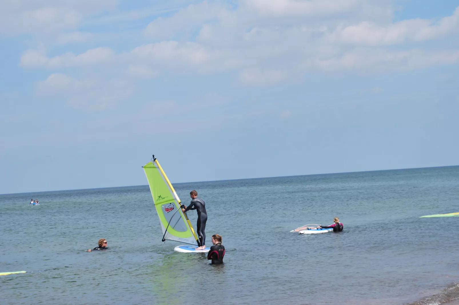 Am Strand-Gebieden zomer 1km