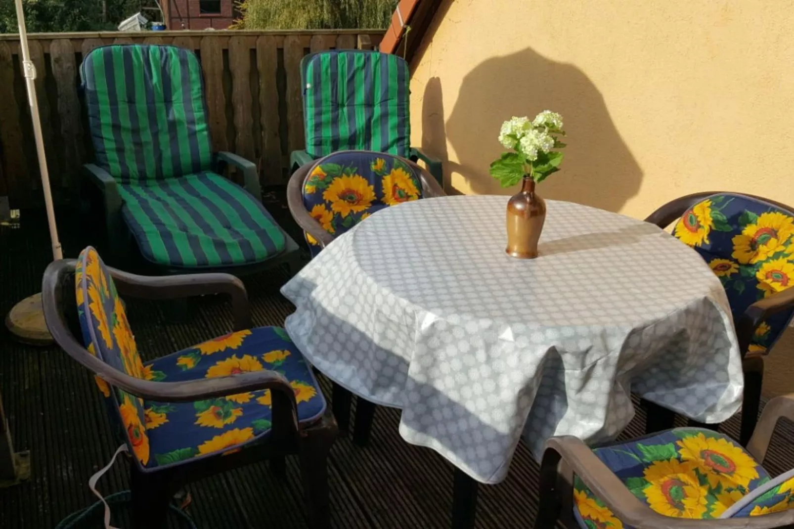 Ferienwohnung Möwe - viele Kinder-Extras strandnaher Urlaub Ostseebad Rerik-Terrasbalkon