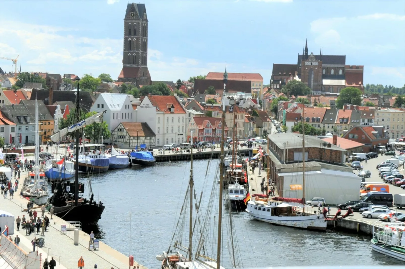 Citywohnung Hansestadt 3-Uitzicht zomer