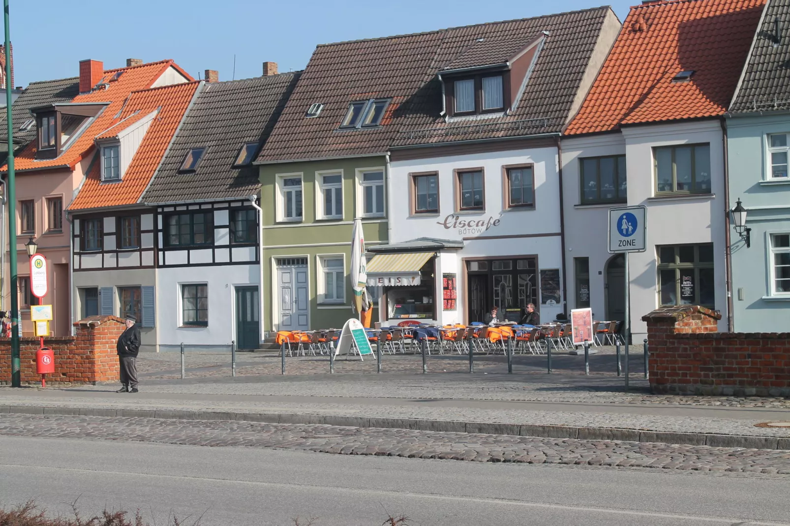 Citywohnung Hansestadt 3-Gebieden zomer 1km