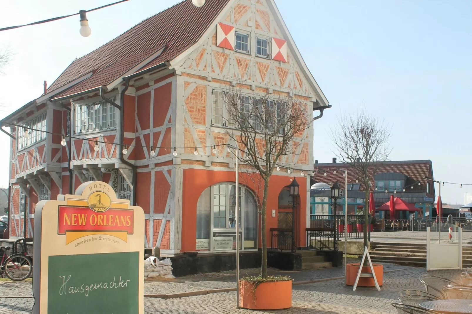 Citywohnung Hansestadt 3-Gebieden zomer 1km