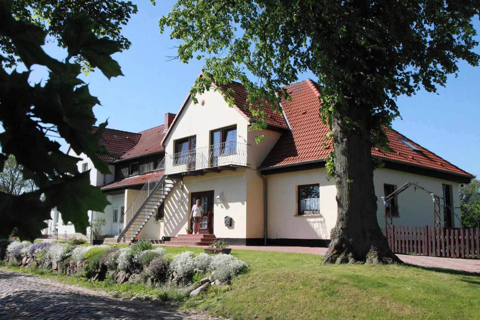 Ferienwohnung mit Gartenblick