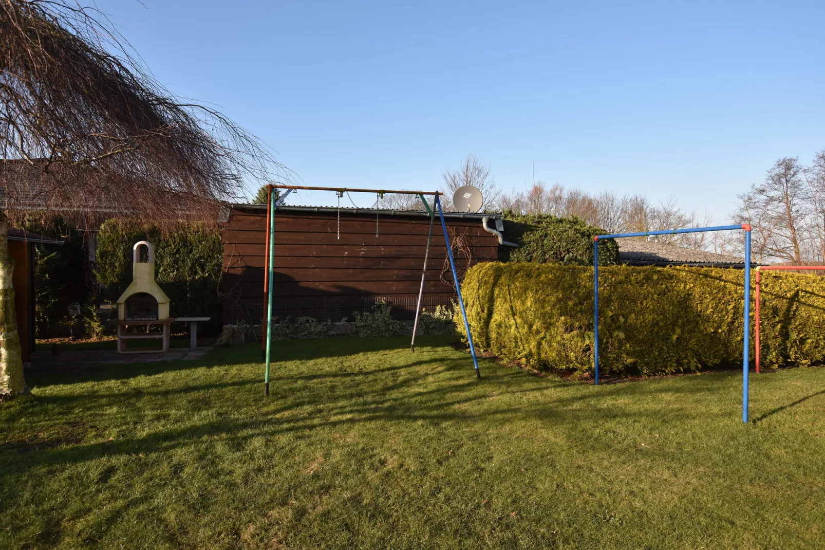 Ferienwohnung mit Feldblick-Tuinen zomer