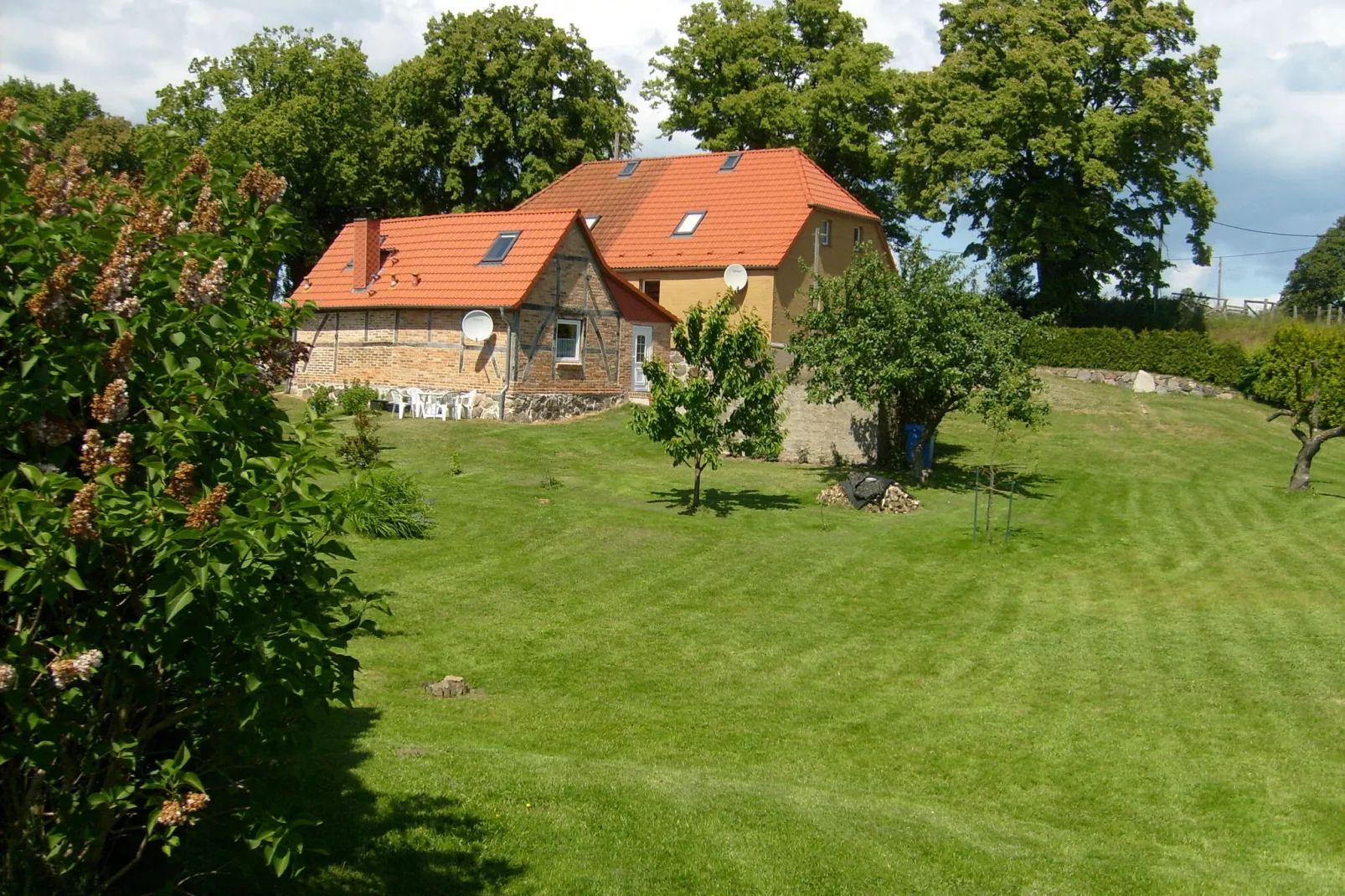 Platz im Grünen 2-Gebieden zomer 1km