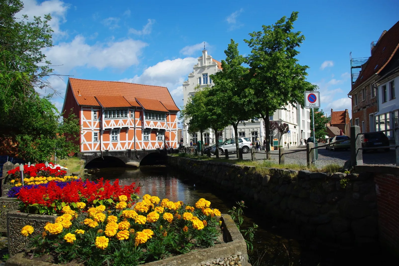 Schifferhus Altstadt-Gebieden zomer 1km