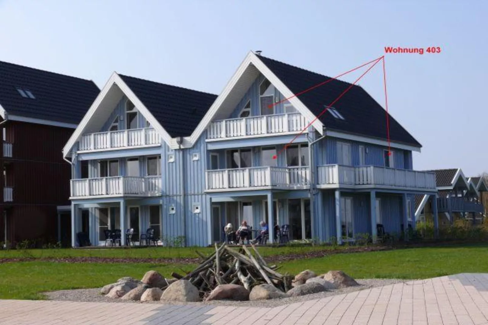 Kapitänsdeck 6 Pers 403-Buitenkant zomer