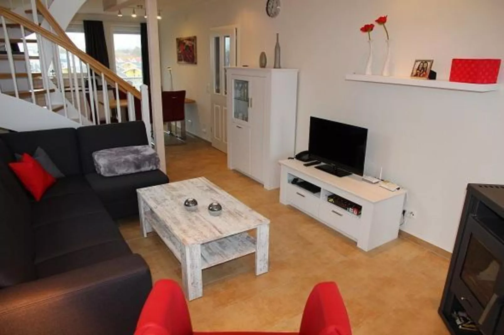 Kapitänsdeck 6 Pers 526-Woonkamer