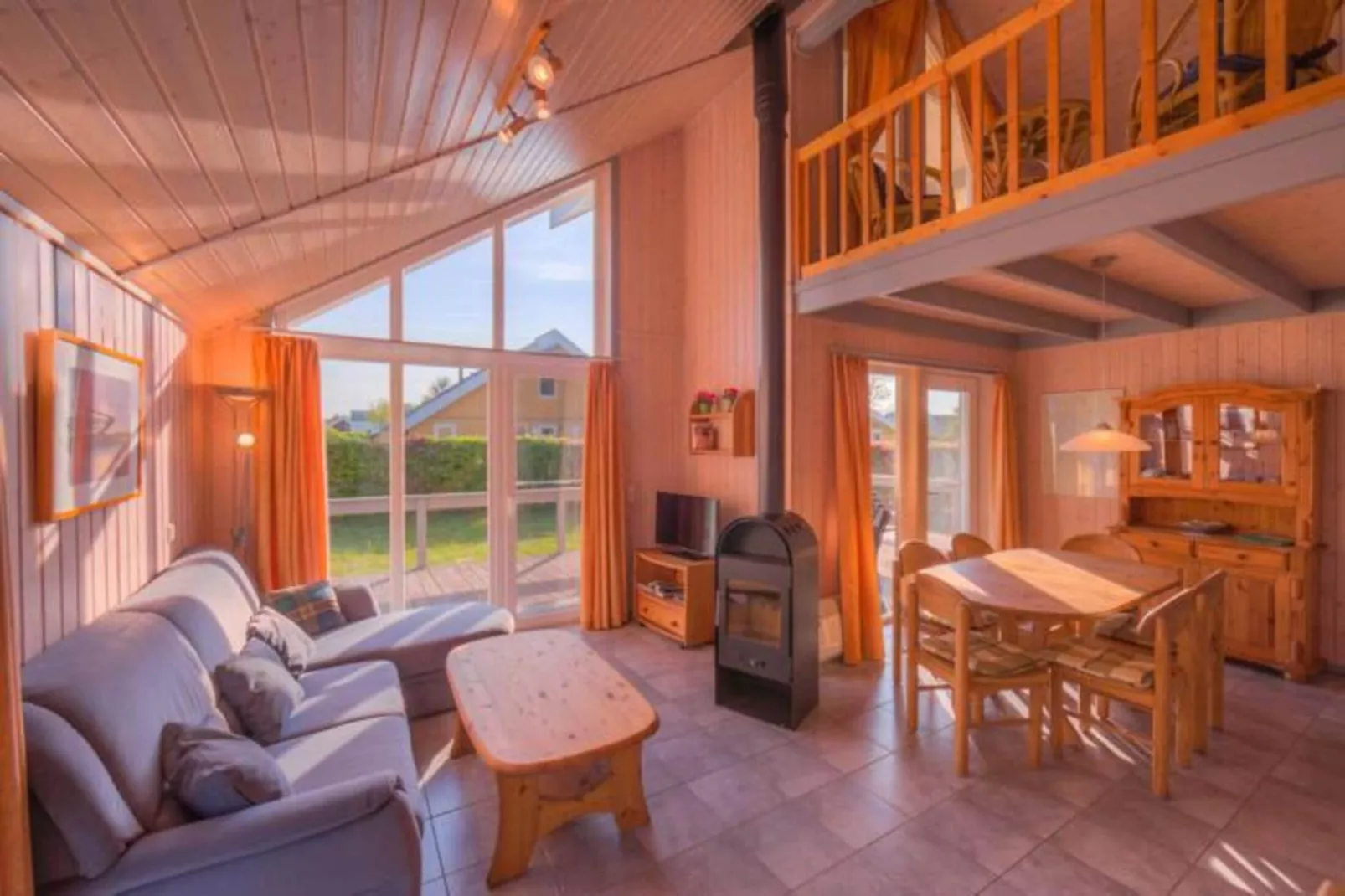 Ferienhaus Seeschwalbe-Classic 90 qm 60-Woonkamer