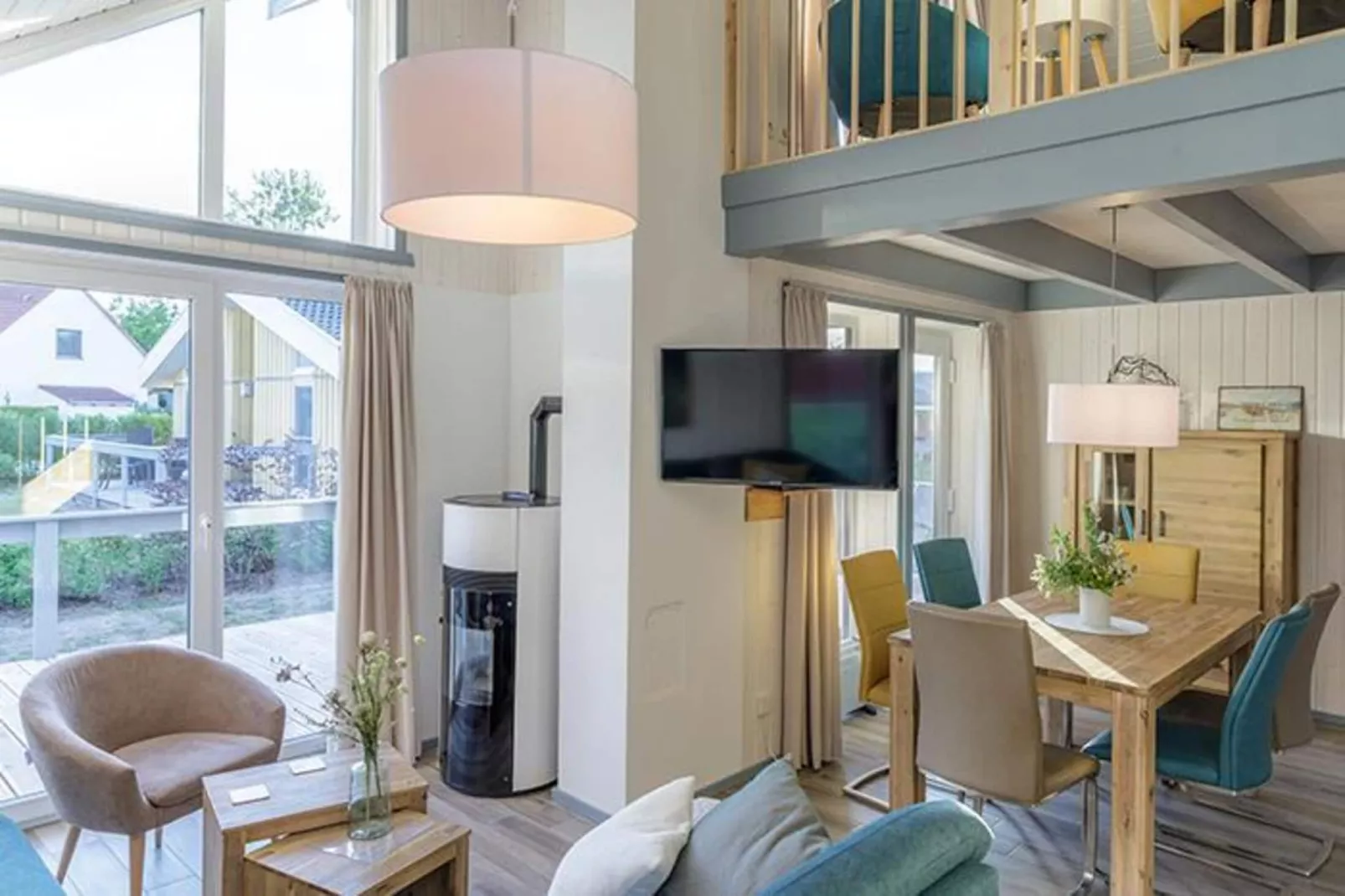 Ferienhaus Seeschwalbe-Classic 90 qm 74a-Eetkamer