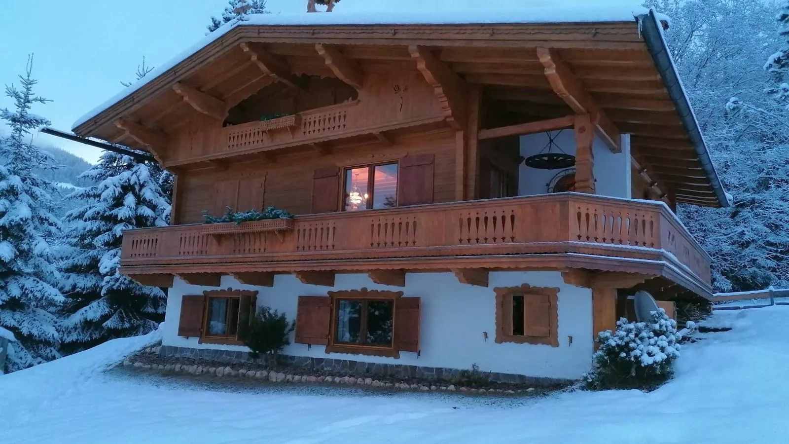 Hütte zum Dillental-Exterieur winter