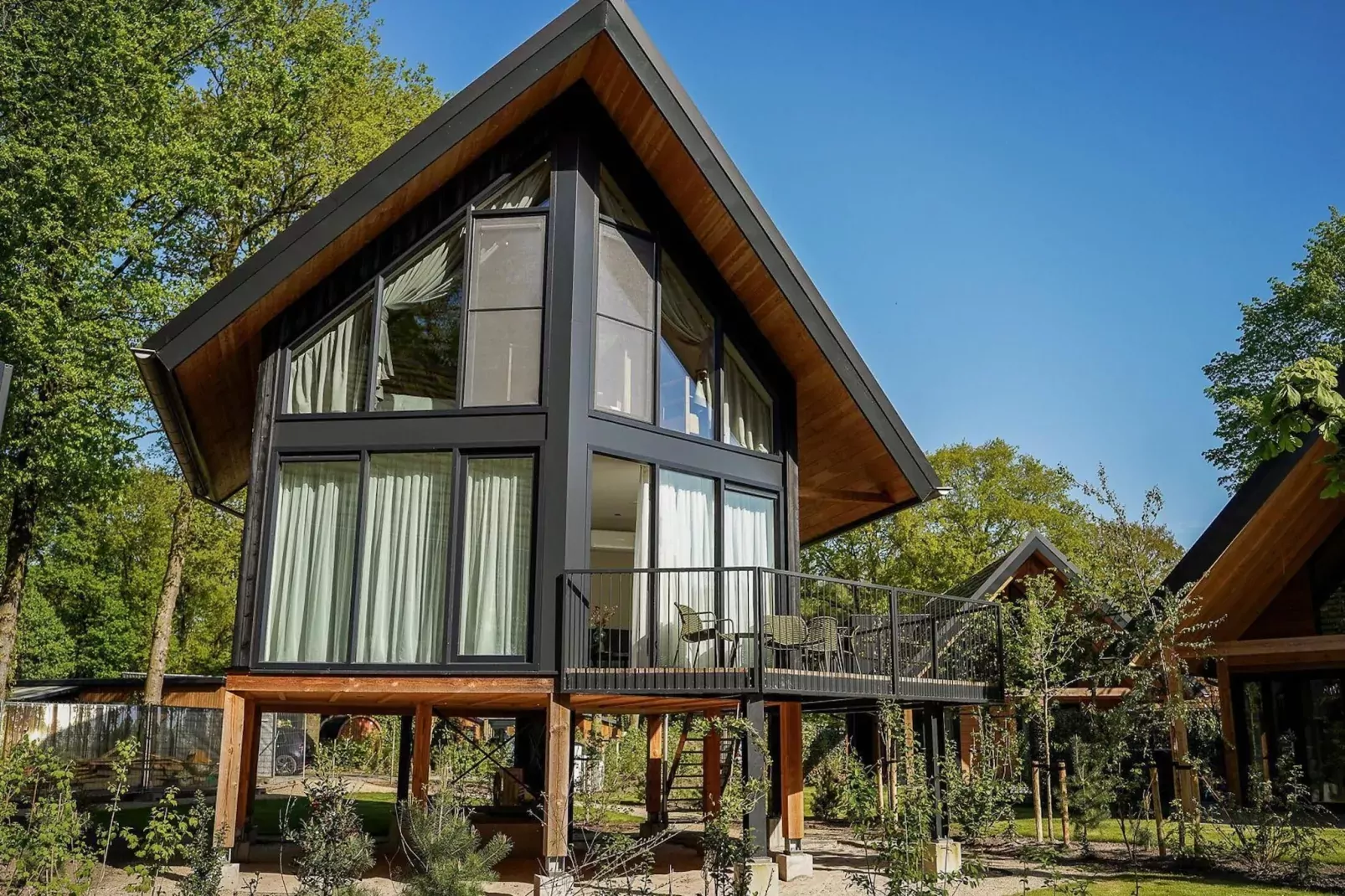 Natuur Villa  5 personen-Buitenkant zomer