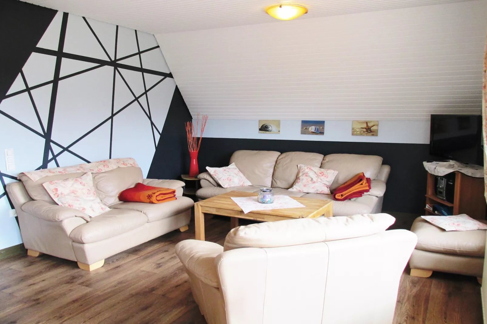 Ferienhaus Merve 21-Woonkamer