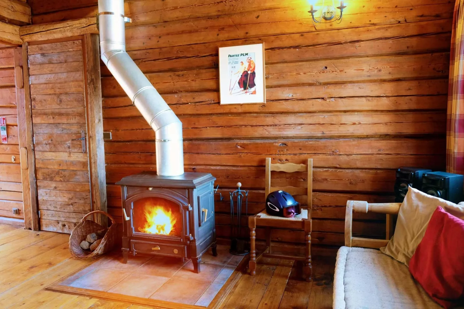 Chalet Elliot Est-Woonkamer