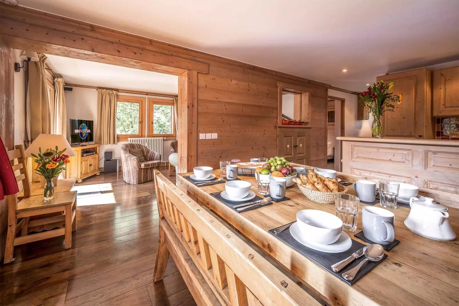 Chalet Silvana-Eetkamer