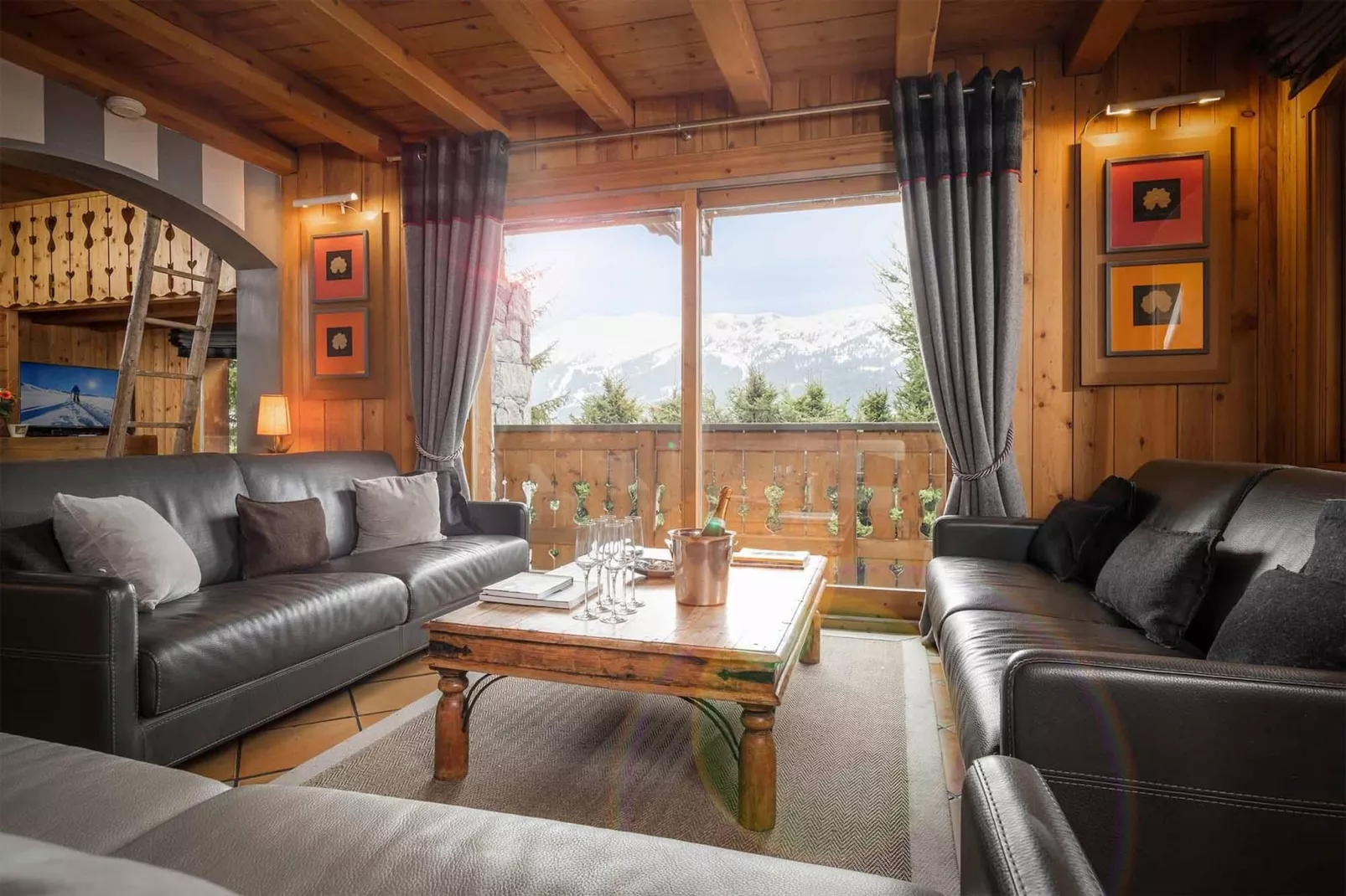Chalet Etienne-Woonkamer