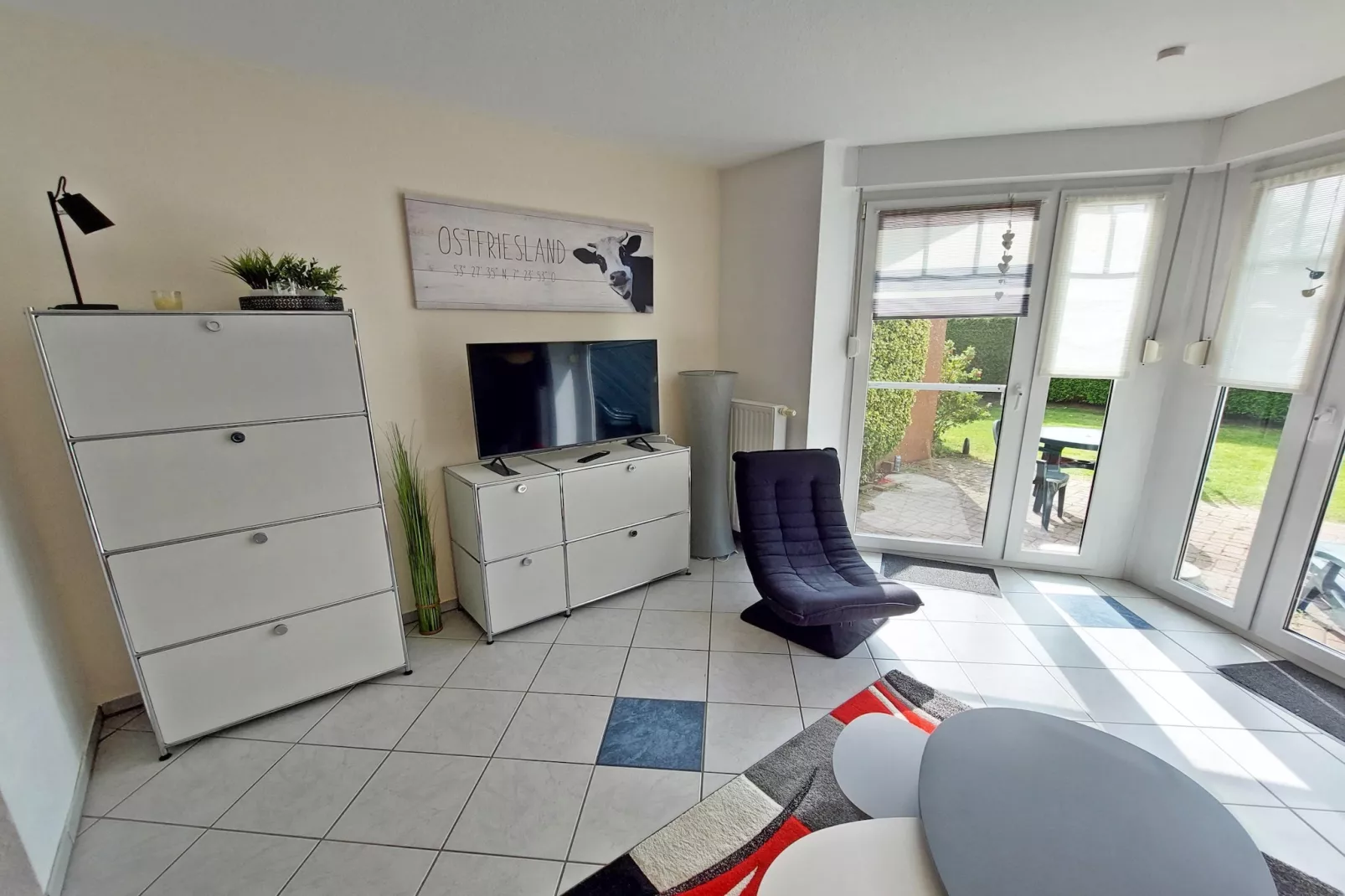 Doppelhaushälfte Wattwurm 34-Woonkamer