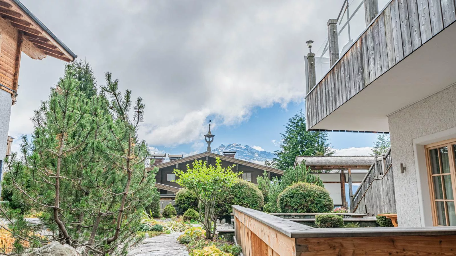 Panorama Chalet Top 2A am Lift Ski-In-Out-Uitzicht zomer