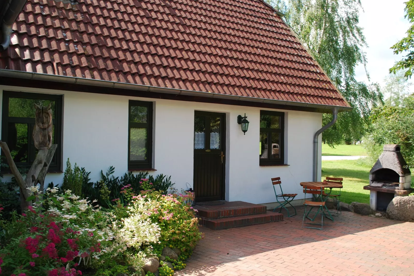 Hiddensee/ uriger Ferienpark-Tuinen zomer