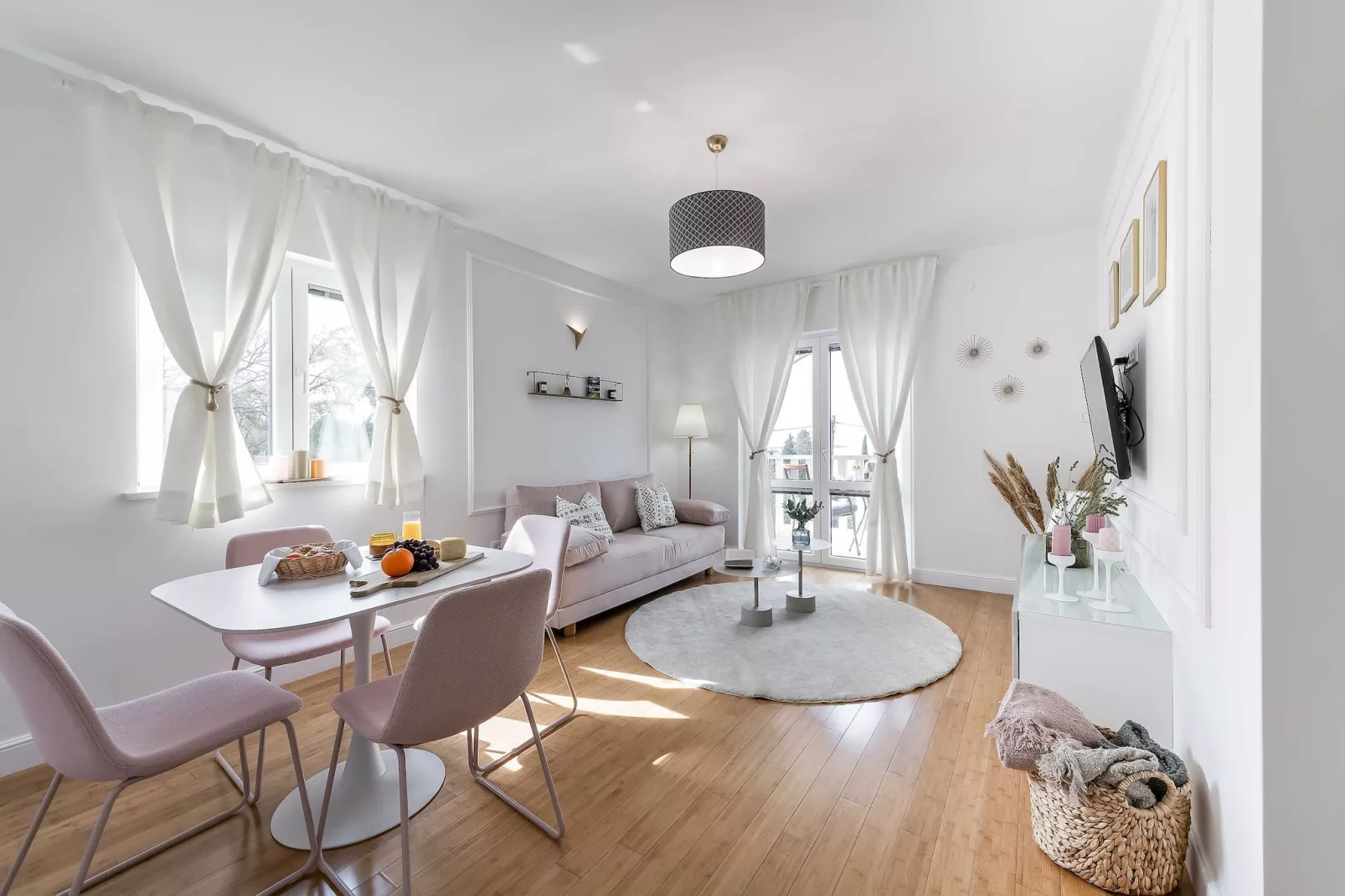 Apartments Maris-Superior One Bedroom Apartment  with Terrace and Sea view-Woonkamer