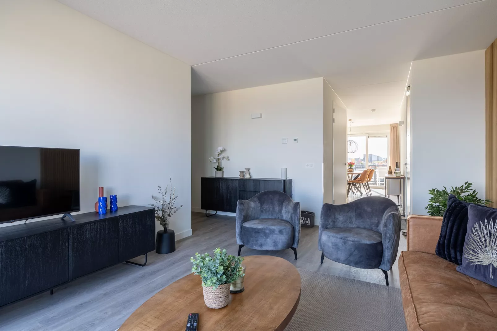 Appartement Vista Maris "Charlotte's Parel" - Havenweg 8-44  Sint-Annaland-Woonkamer