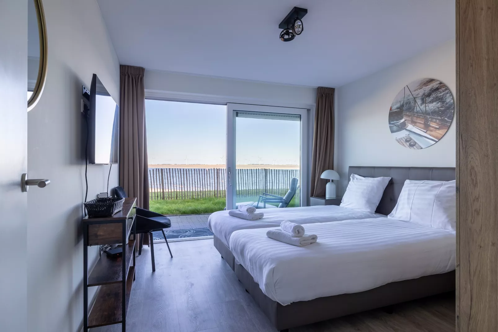 Luxe appartement Vista Maris - Havenweg 8-34  Sint-Annaland Oosterschelde-Slaapkamer
