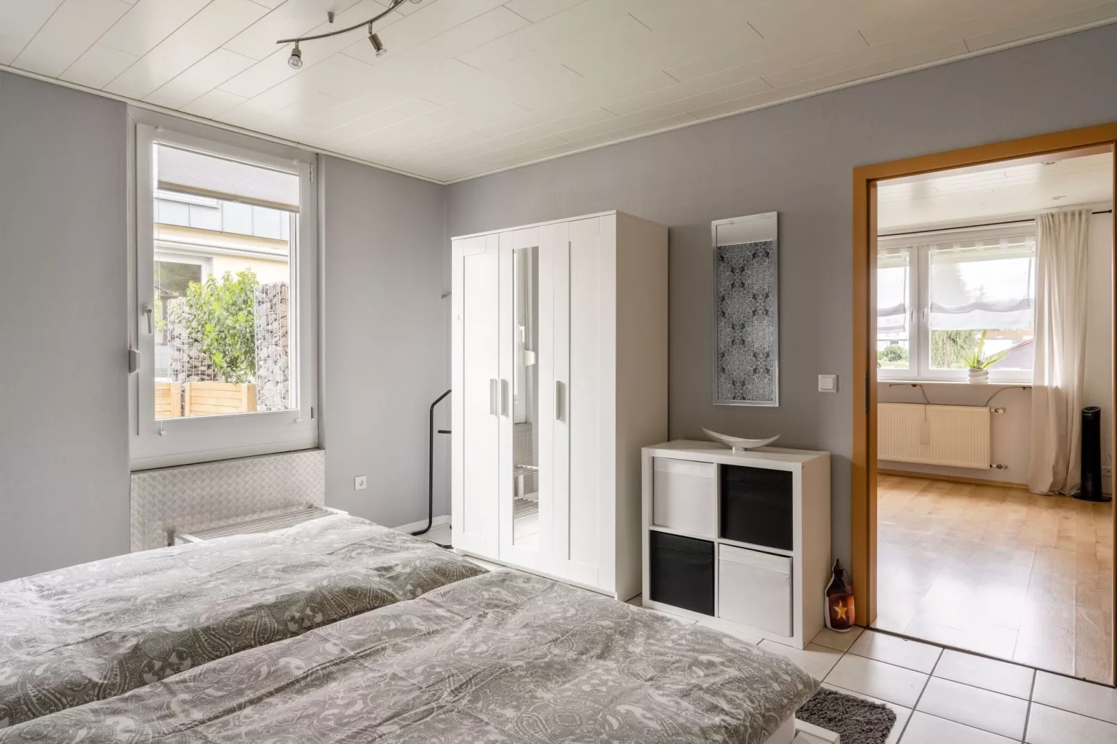 Ferienwohnung mit Moselblick-Slaapkamer