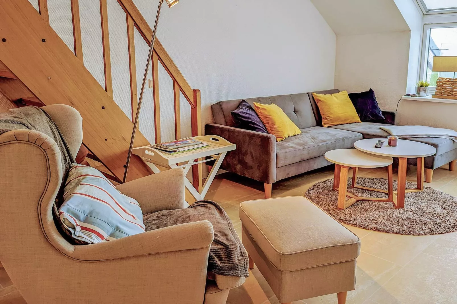 Comfortabel vakantiehuis in de natuur-Binnen