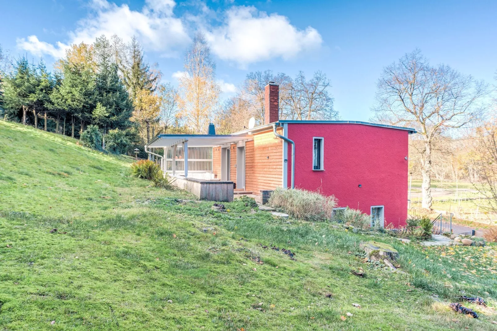 Vakantiewoning in Güntersberge bij het meer-Buitenkant zomer