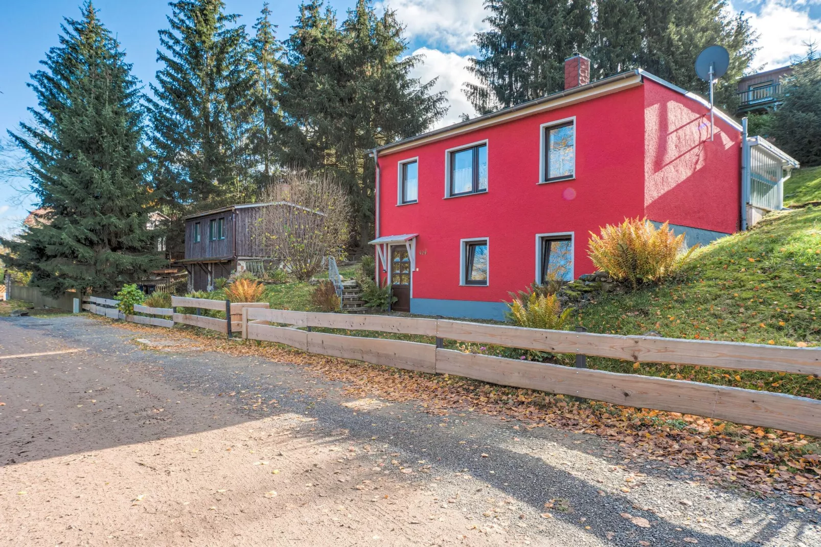 Vakantiewoning in Güntersberge bij het meer-Buitenkant zomer