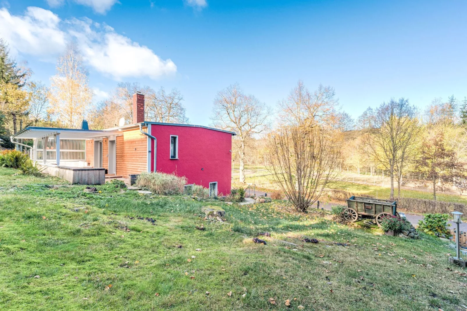 Vakantiewoning in Güntersberge bij het meer-Uitzicht zomer