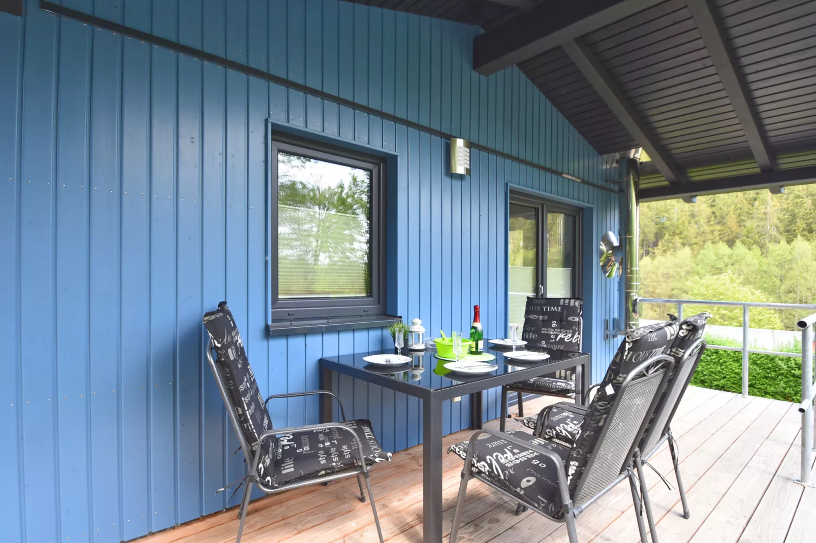 Gezellige vakantiewoning met in Güntersberge-Terrasbalkon