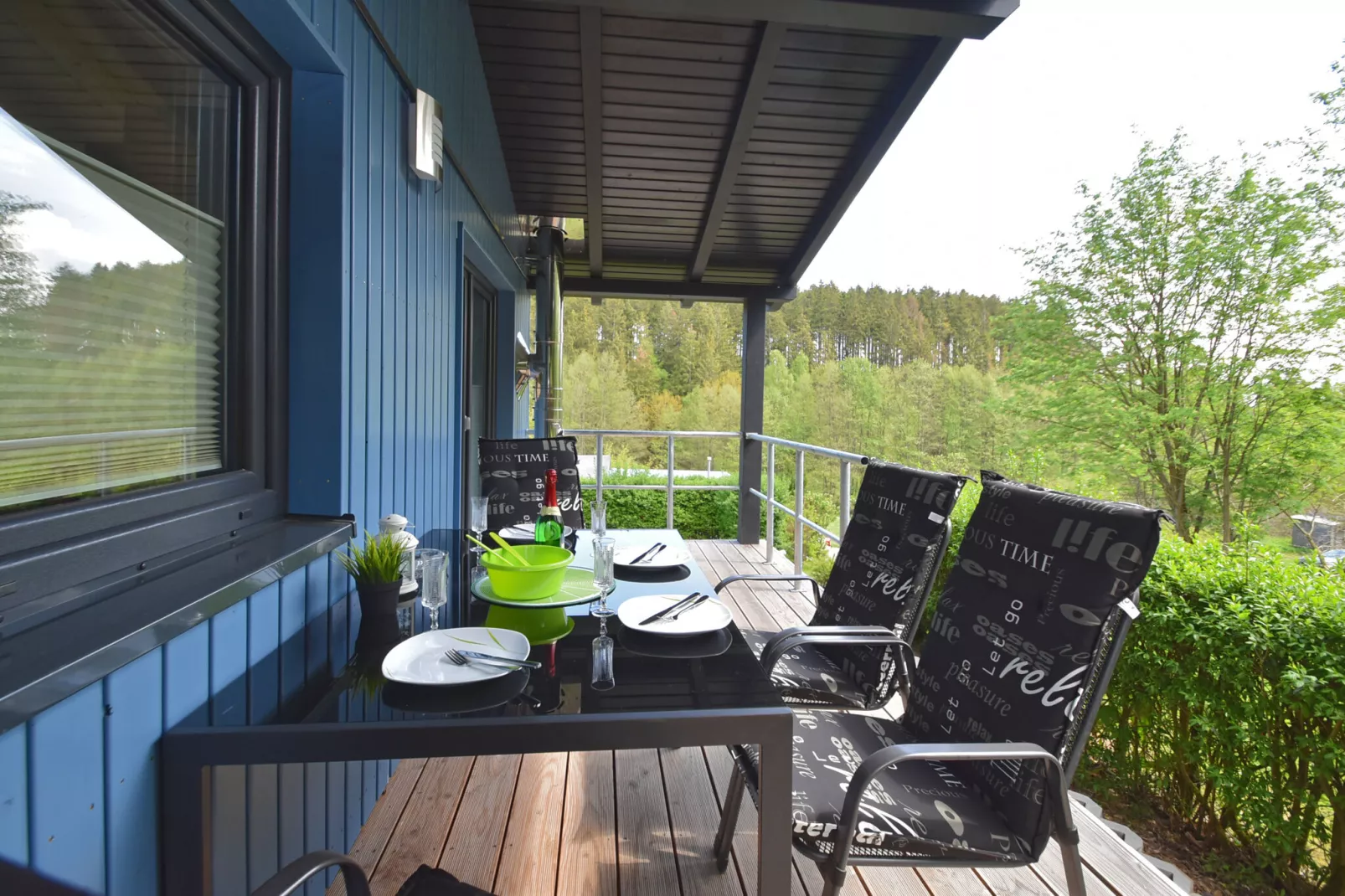 Gezellige vakantiewoning met in Güntersberge-Terrasbalkon