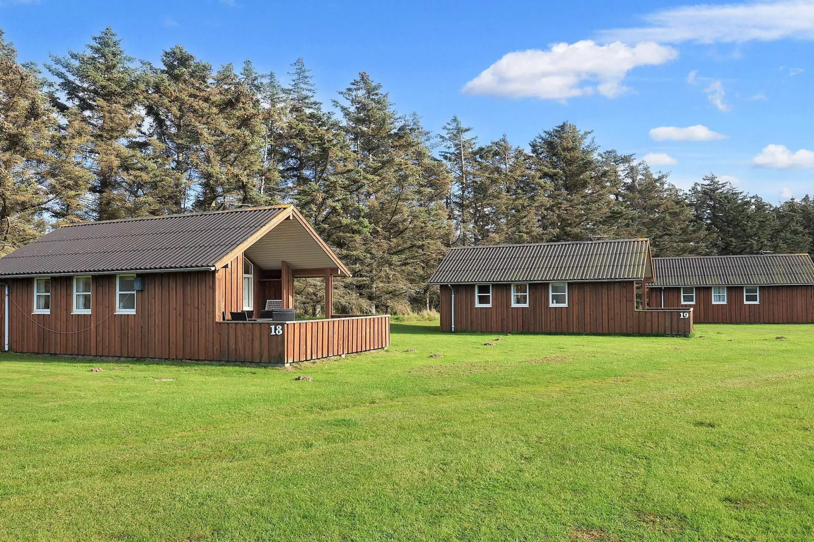 Hut in campingresort met activiteiten-Uitzicht